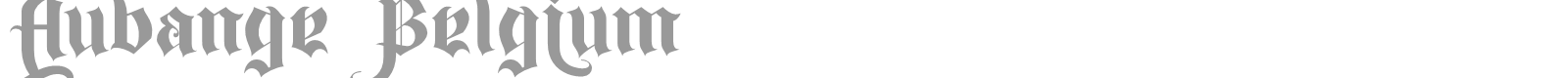 Aubange Belgium font preview